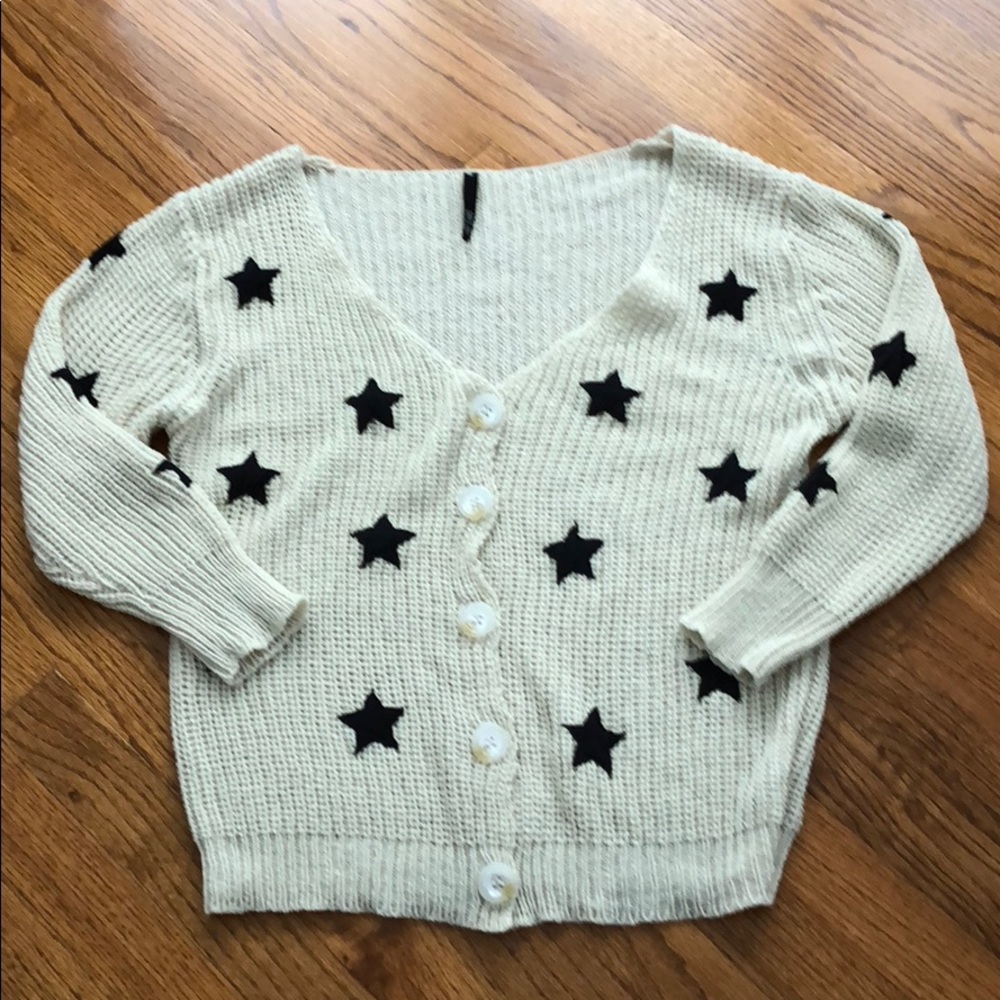 Star Button Down Sweater - image 1